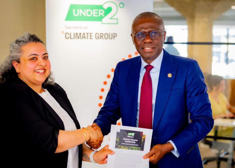 Lagos joins world’s largest climate coalition as Sanwo-Olu signs MoU in London